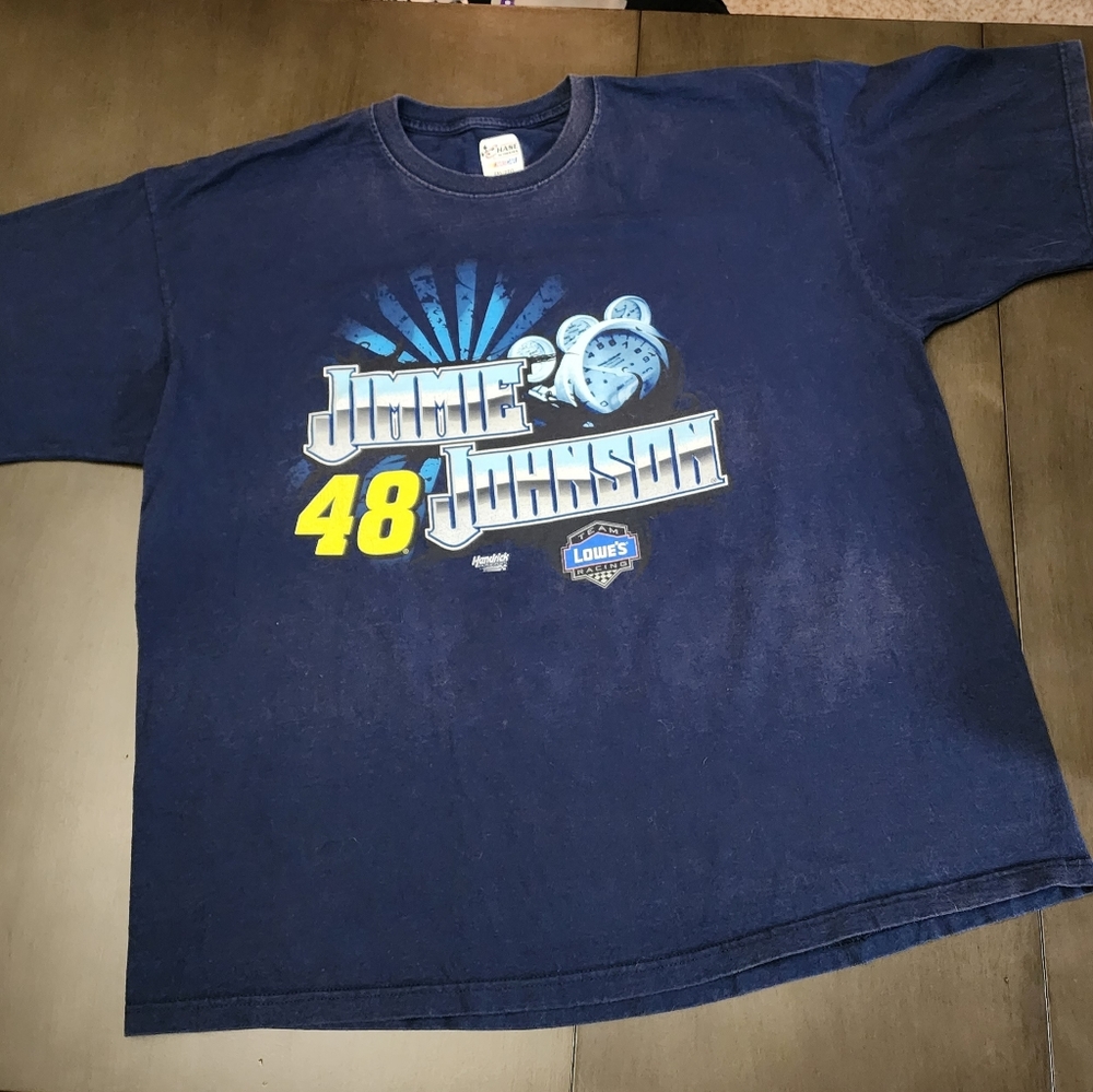 Vintage Chase Nascar Jimmie Johnson Lowe's 48 Race Short Sleeve T-Shirt …